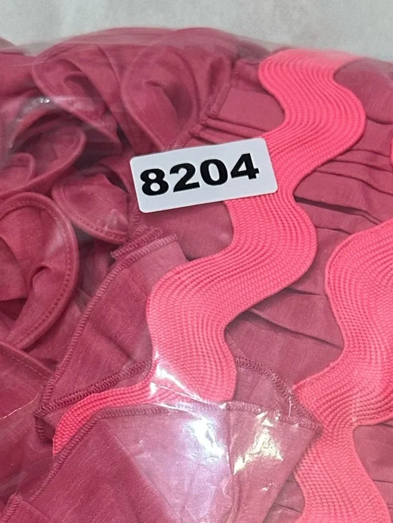 CeliaB Pink Prisma Ruffle Mini Dress Large barbiecore statement 38204 - Picture 11 of 11